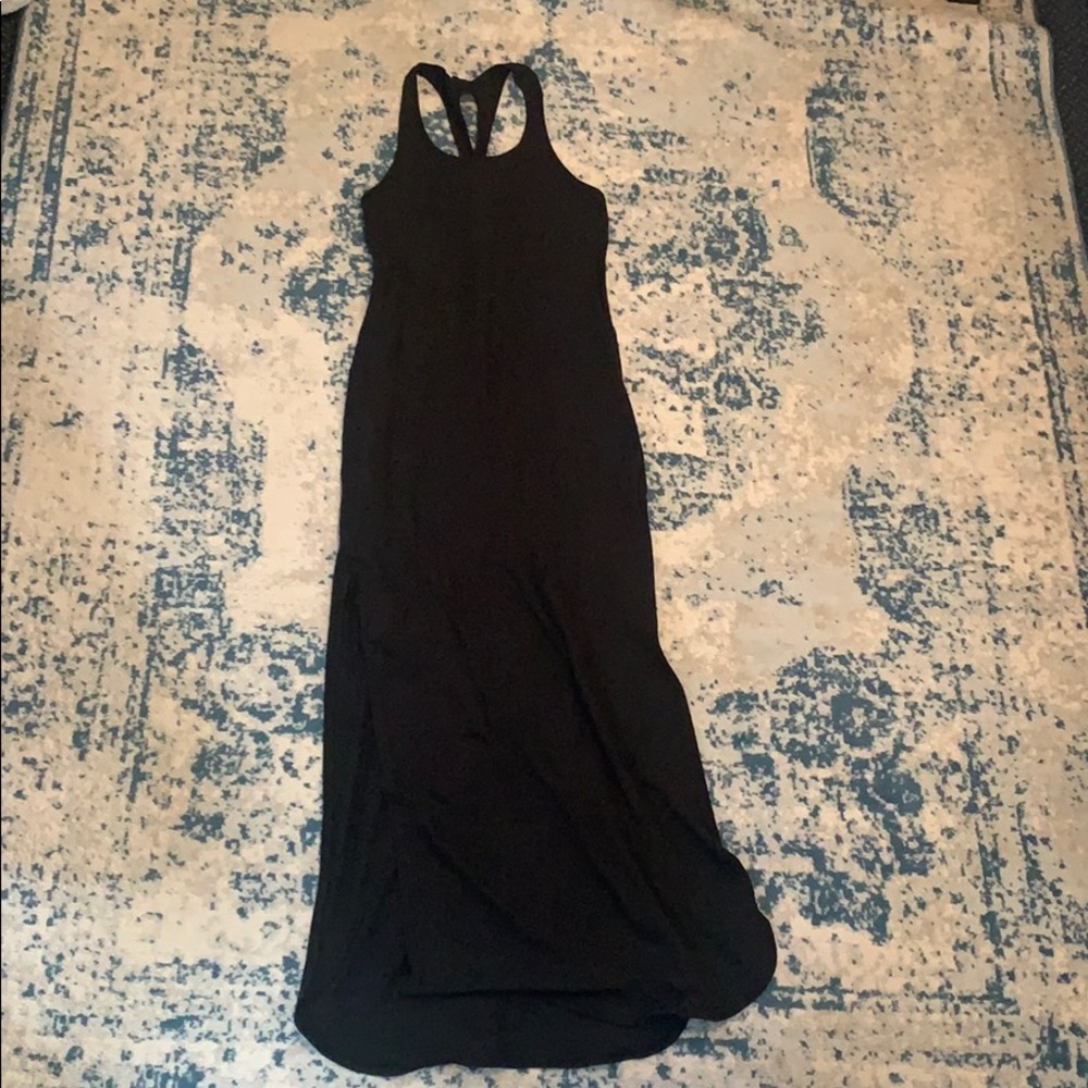 Lululemon side slit long dress